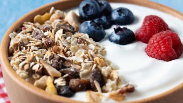 Healthy Granola With Nuts And Cranberries