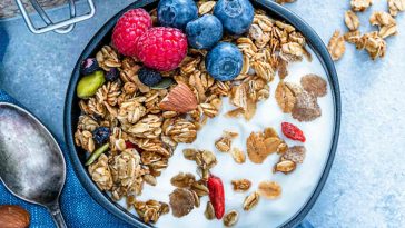 Homemade Granola With Berries