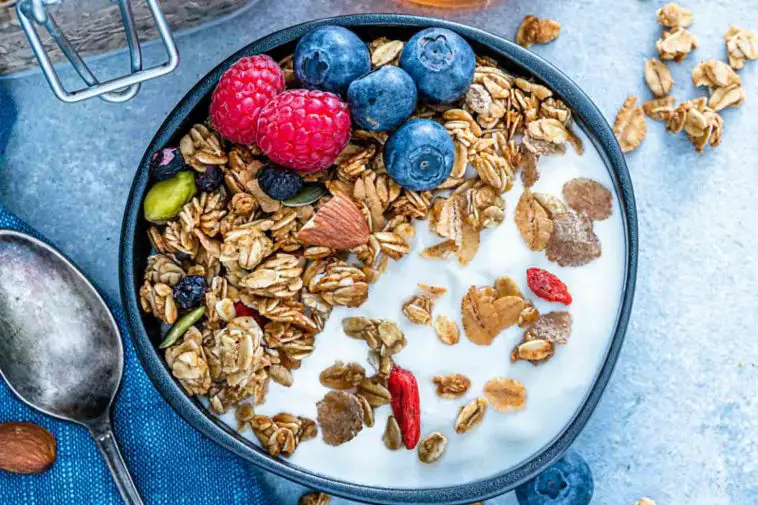Homemade Granola With Berries