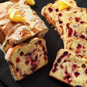 Cranberry Bread with Orange Glaze Recipe