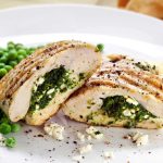 Cheesy Spinach Stuffed Chicken Breasts recipe